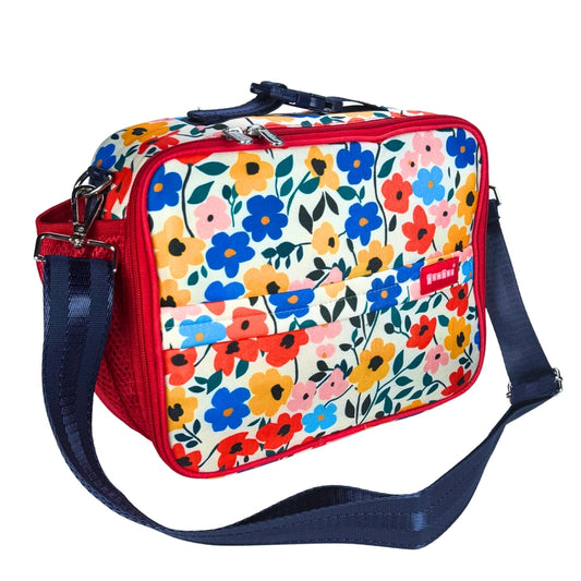 3-Way Carry Insulated Lunch Bag - Poppy Flower
