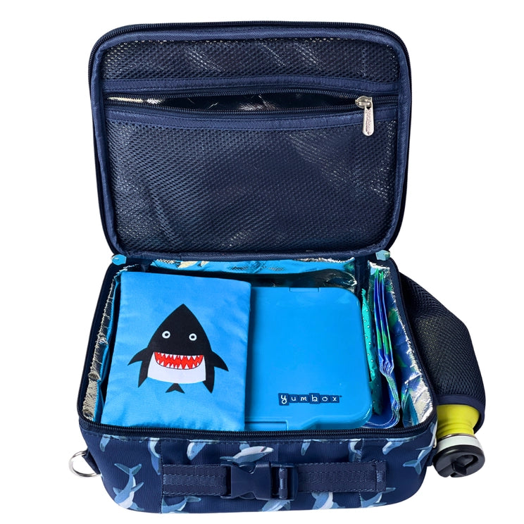 3-Way Carry Insulated Lunch Bag -Shark