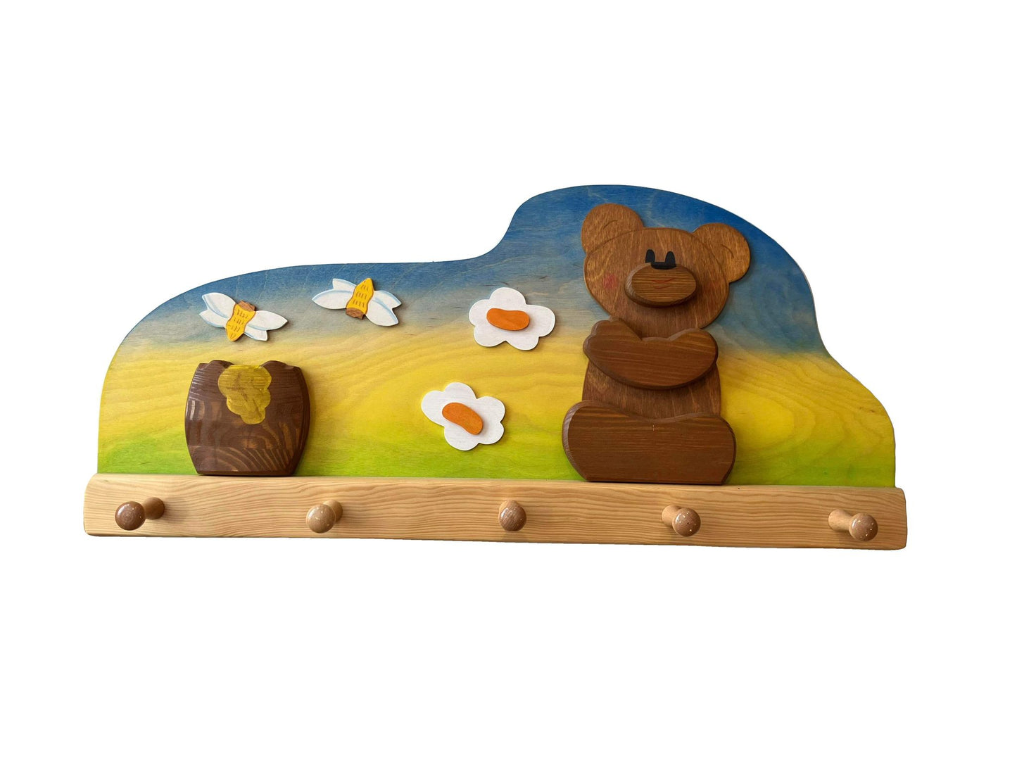 Honey Bear Coat Rack