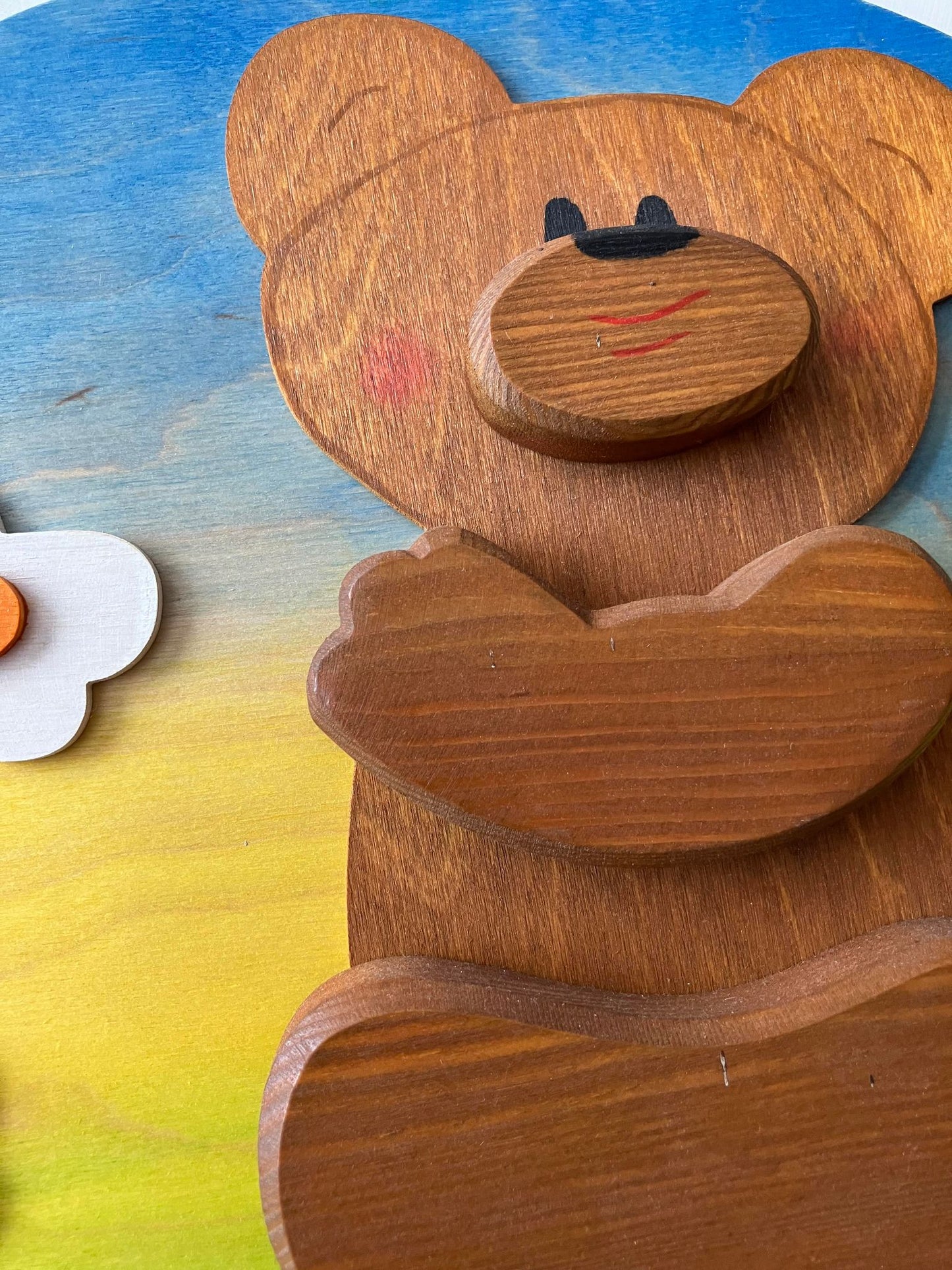 Honey Bear Coat Rack