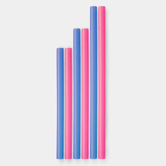Reusable Silicone Straw 6 pack