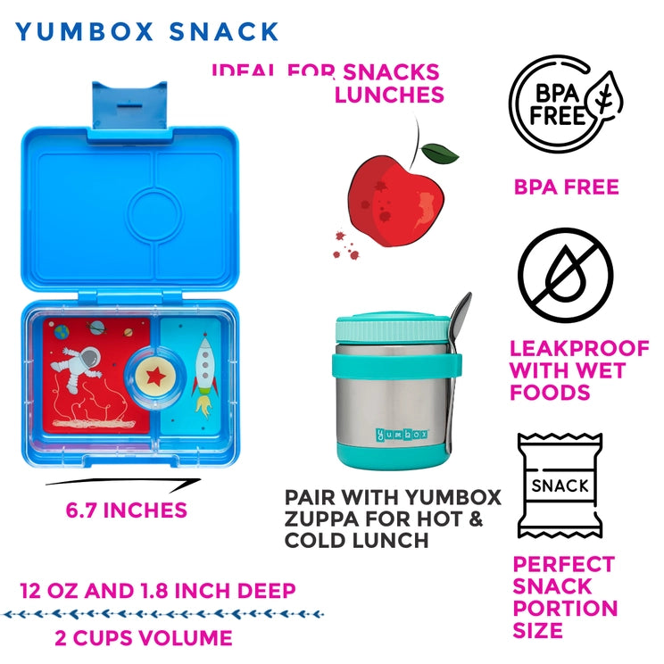 Yumbox Snack Size Surf Blue