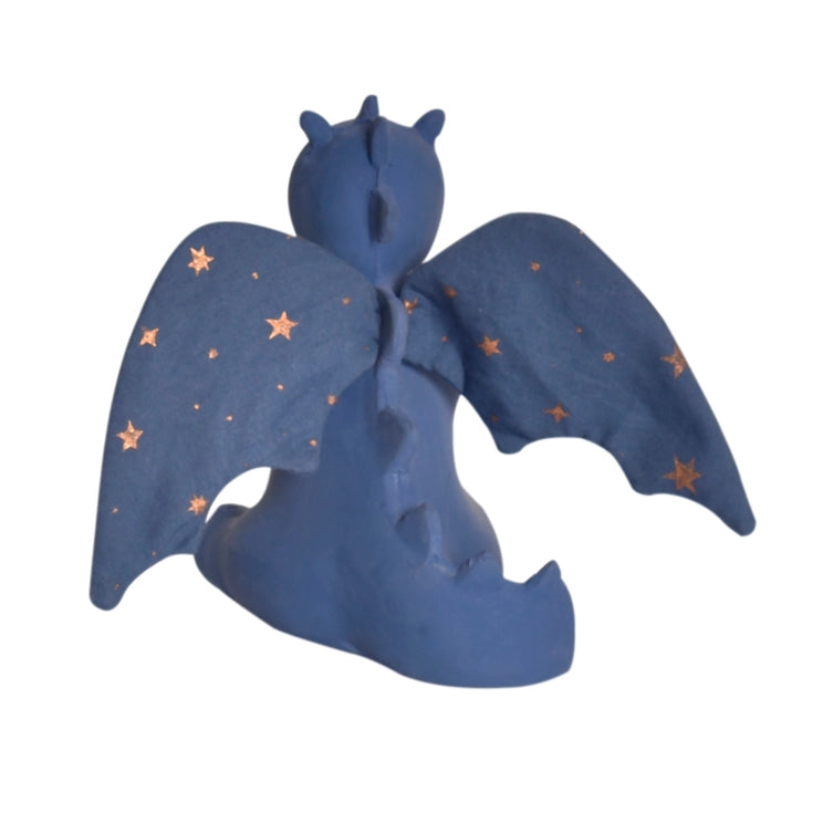 Natural Rubber Dragon Rattle with Crinkle Wings (choice)