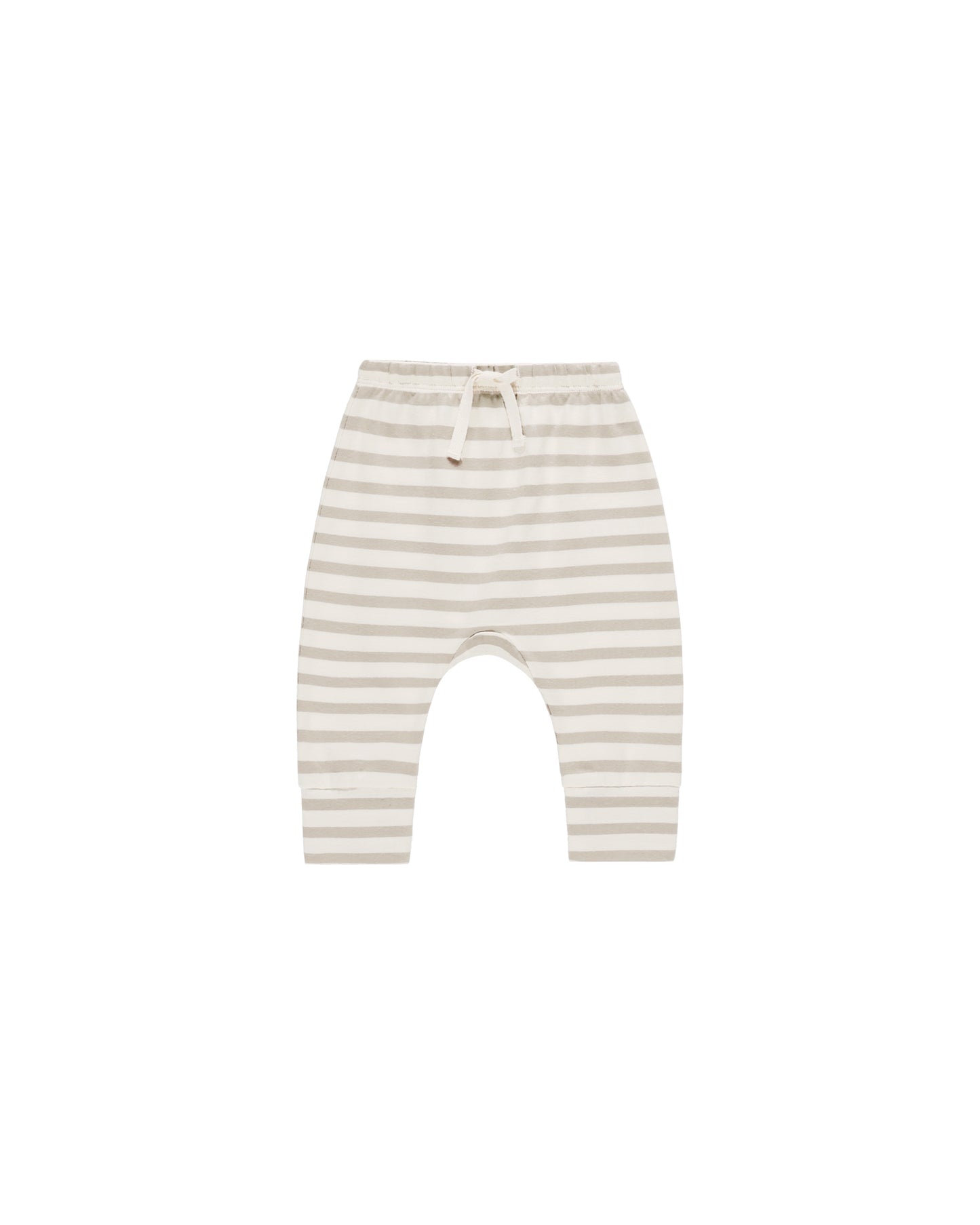 Grey Stripe Pocket Tee & Drawstring Pant Set