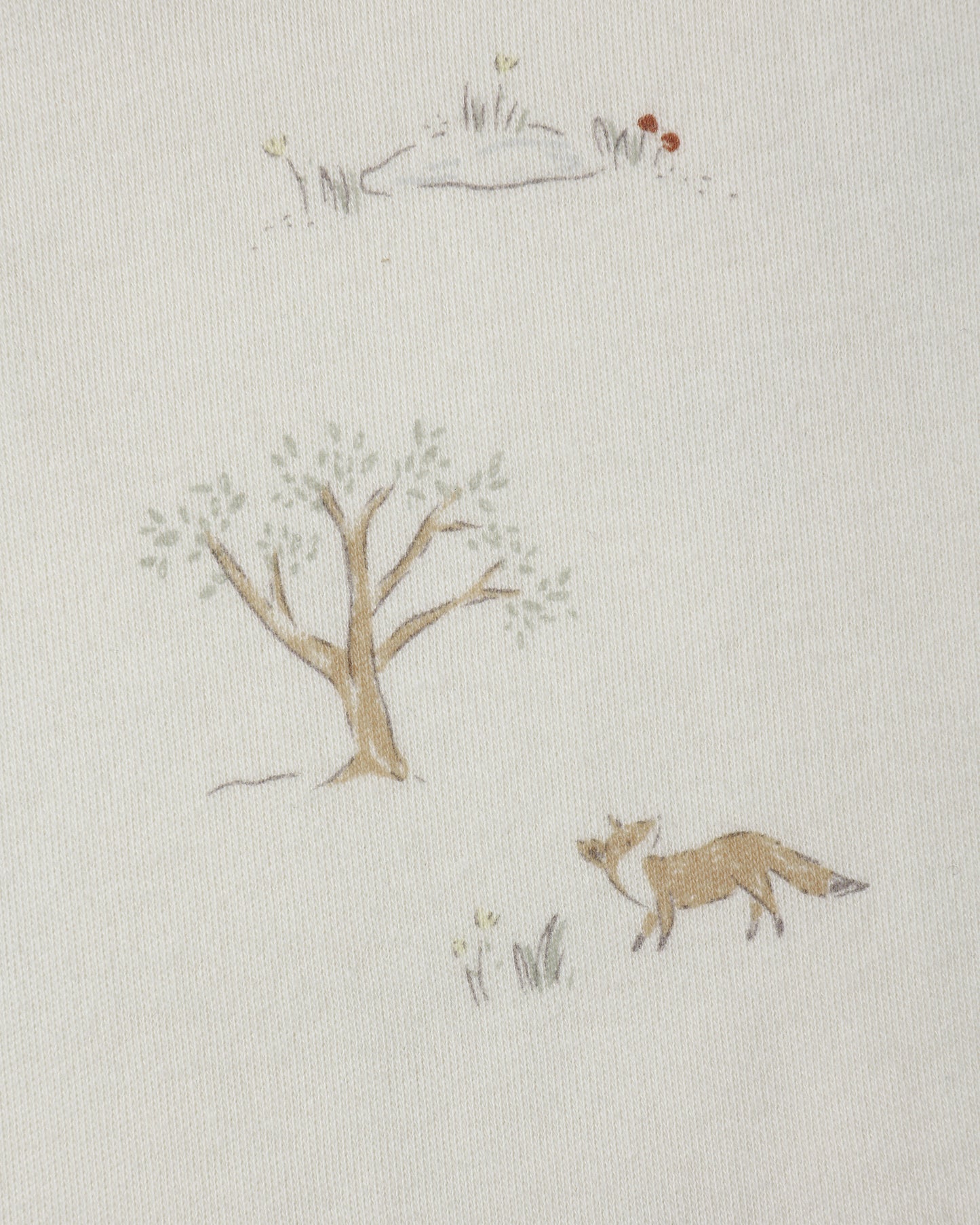 Fox Land Long Sleeve Tee & Drawstring Pant Set