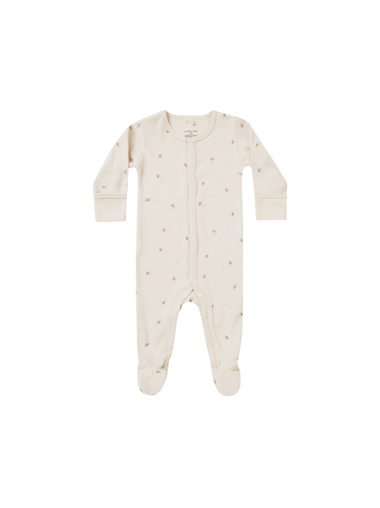 Bees Full Snap Footie