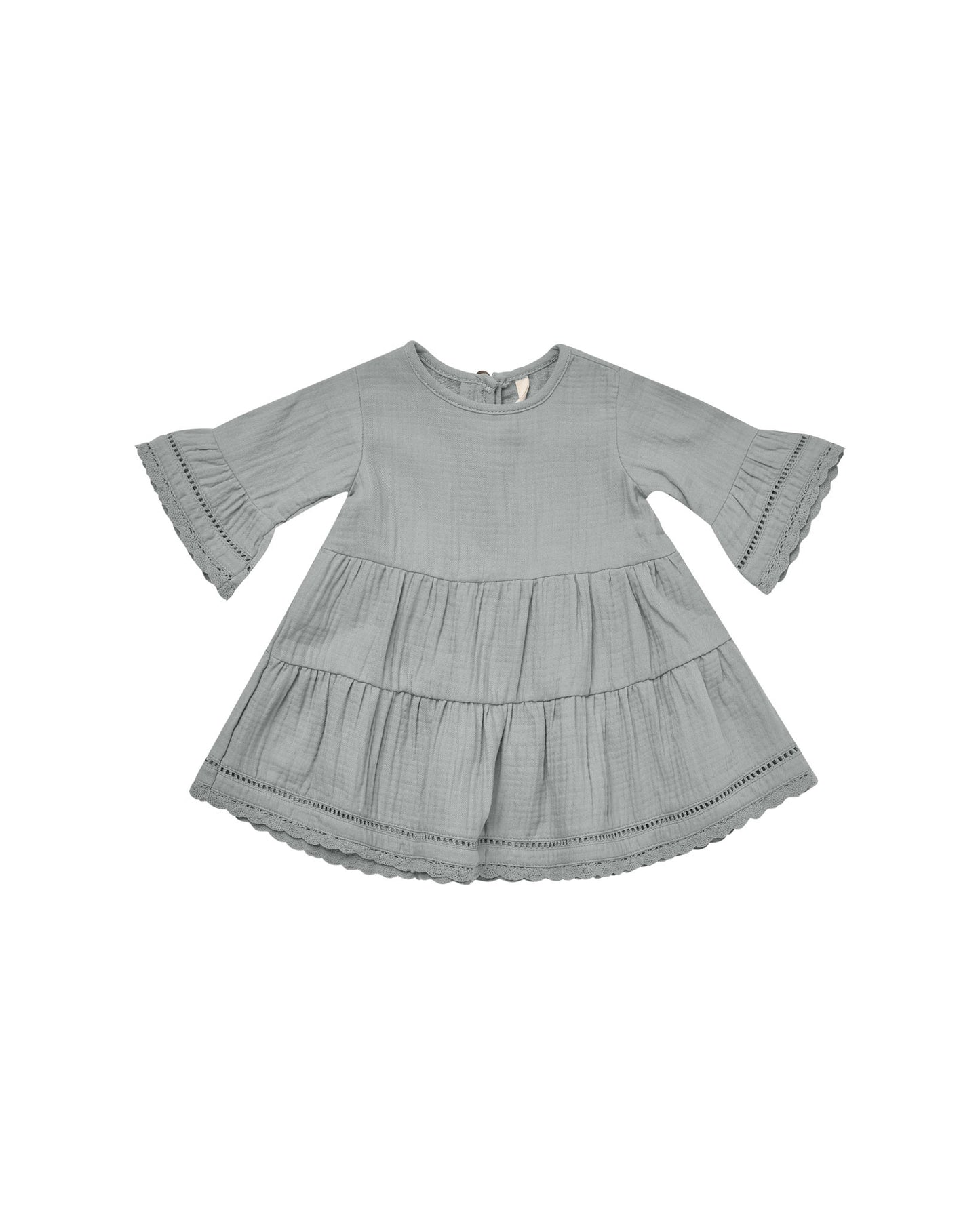 Belle Dress in Dusty Blue