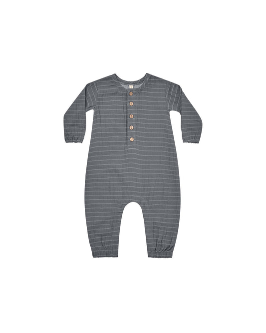 Woven Jumpsuit Vintage Navy Stripe