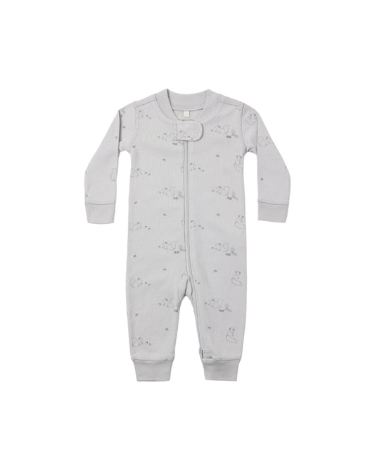 Zip Long Sleeve Sleeper Squirrel