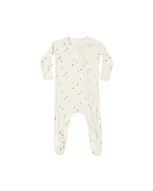 Trees Bamboo Zip Footie