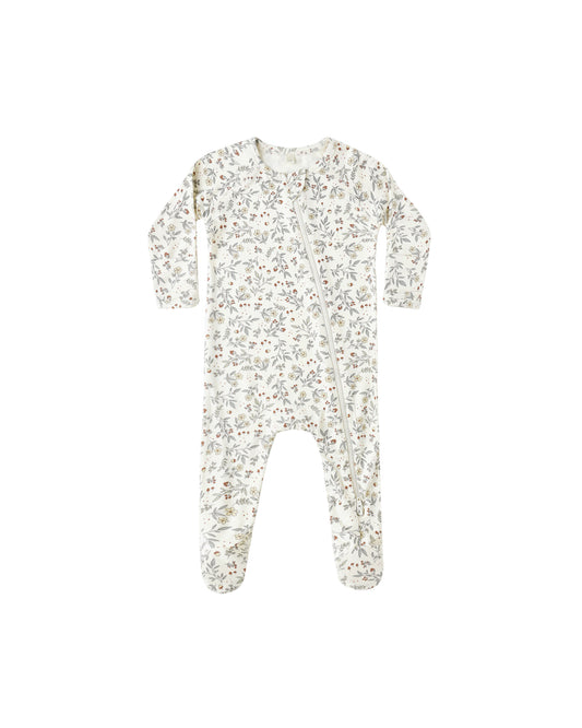 Woodland Bamboo Zip Footie