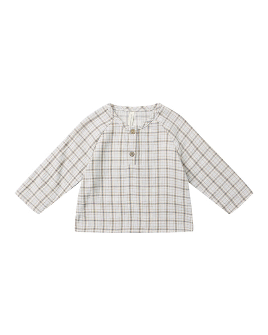 Blue Plaid Zion Shirt & Luca Pant Set