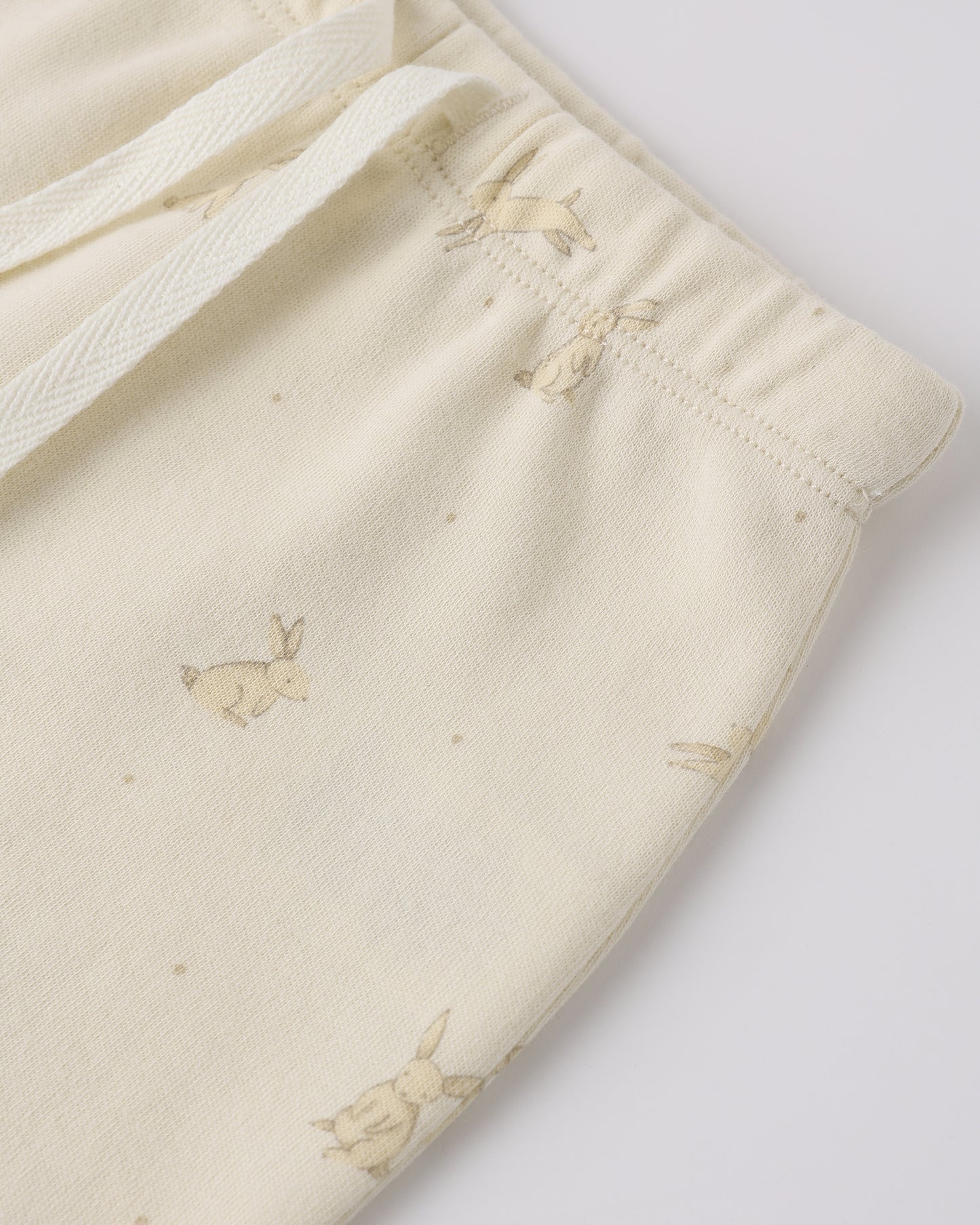 Wrap Top + Footed Pant Set Bunnies