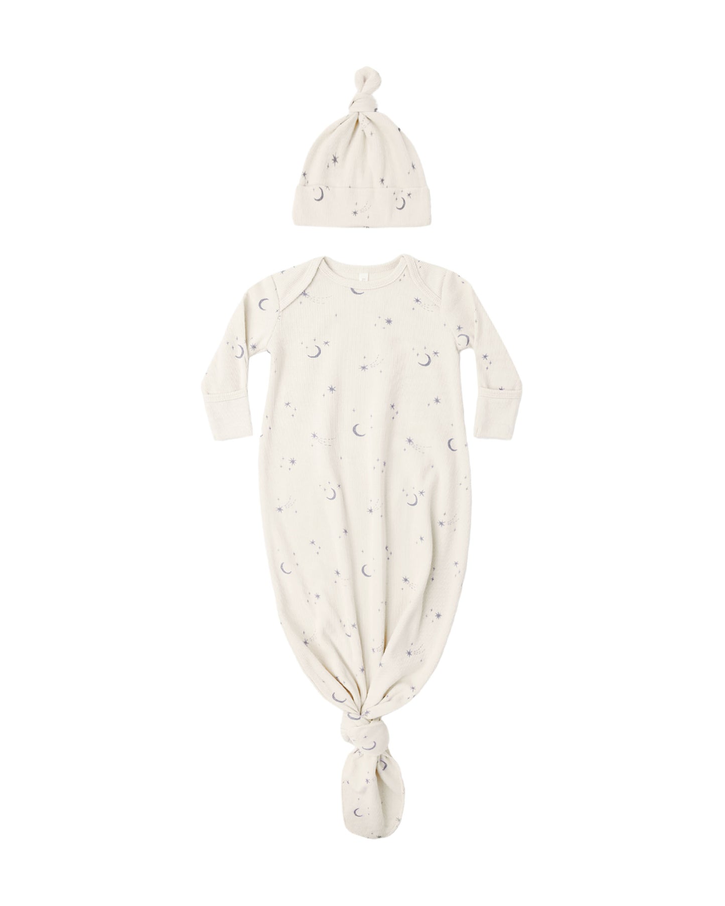 Celestial Knotted Gown + Hat Set