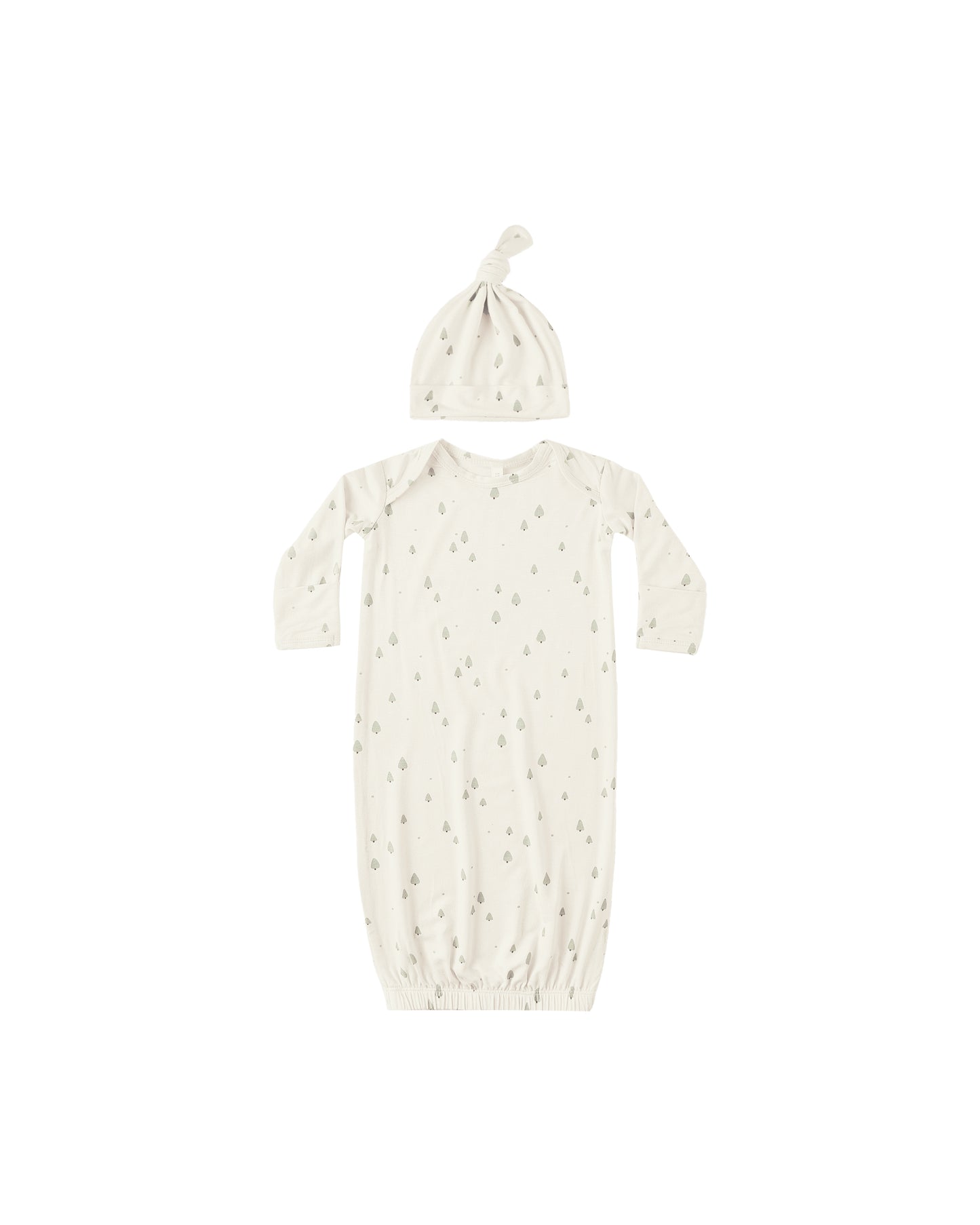 Trees Bamboo Knotted Gown + Hat Set