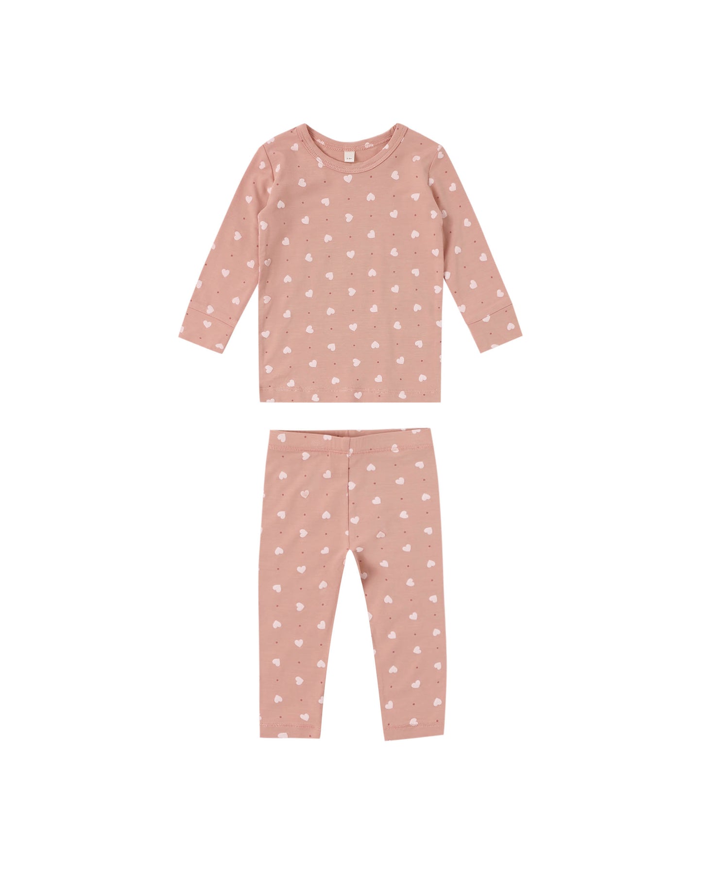 Pink Hearts Pajama Set