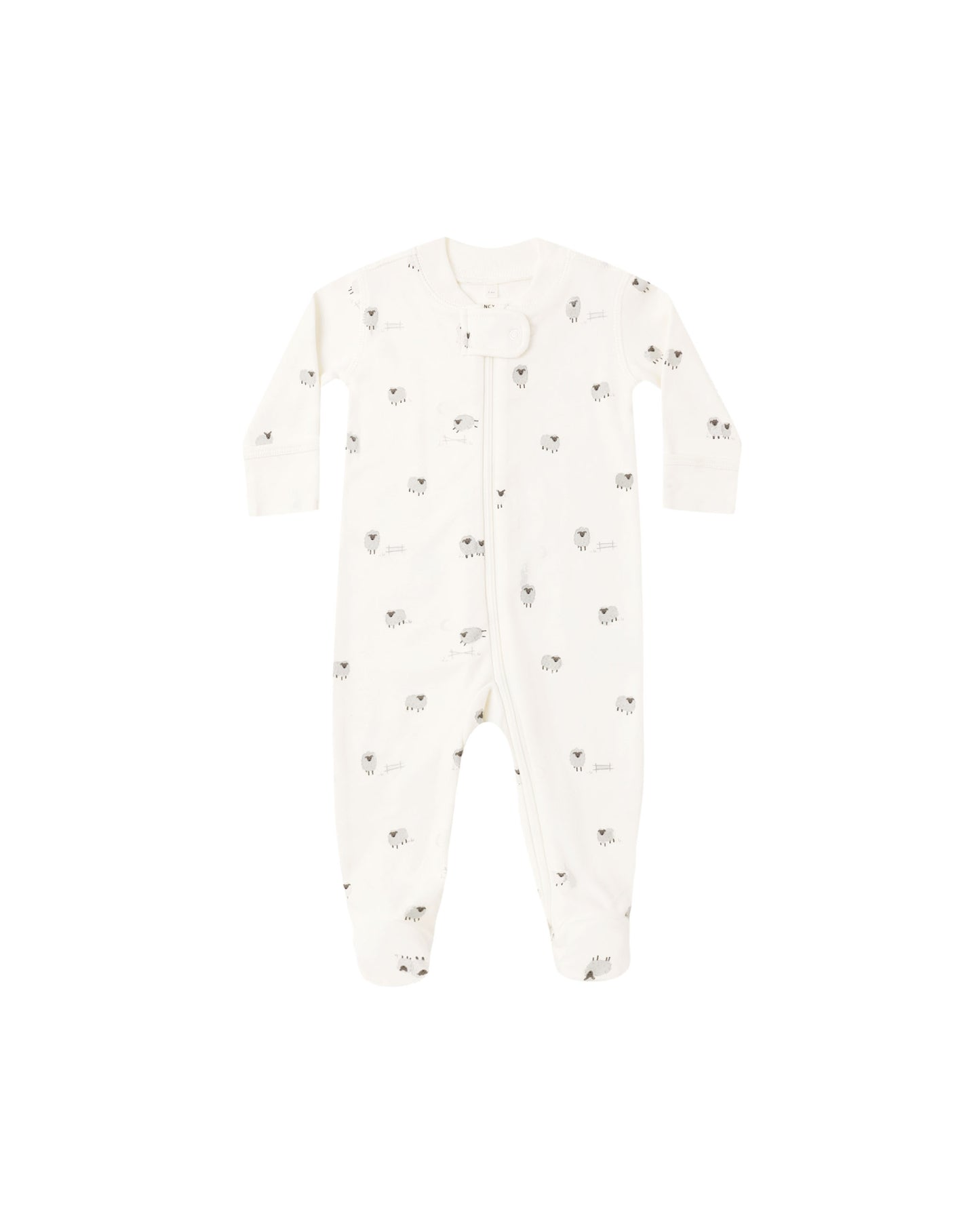 Zip Long Sleeve Sleeper Footie Sheep