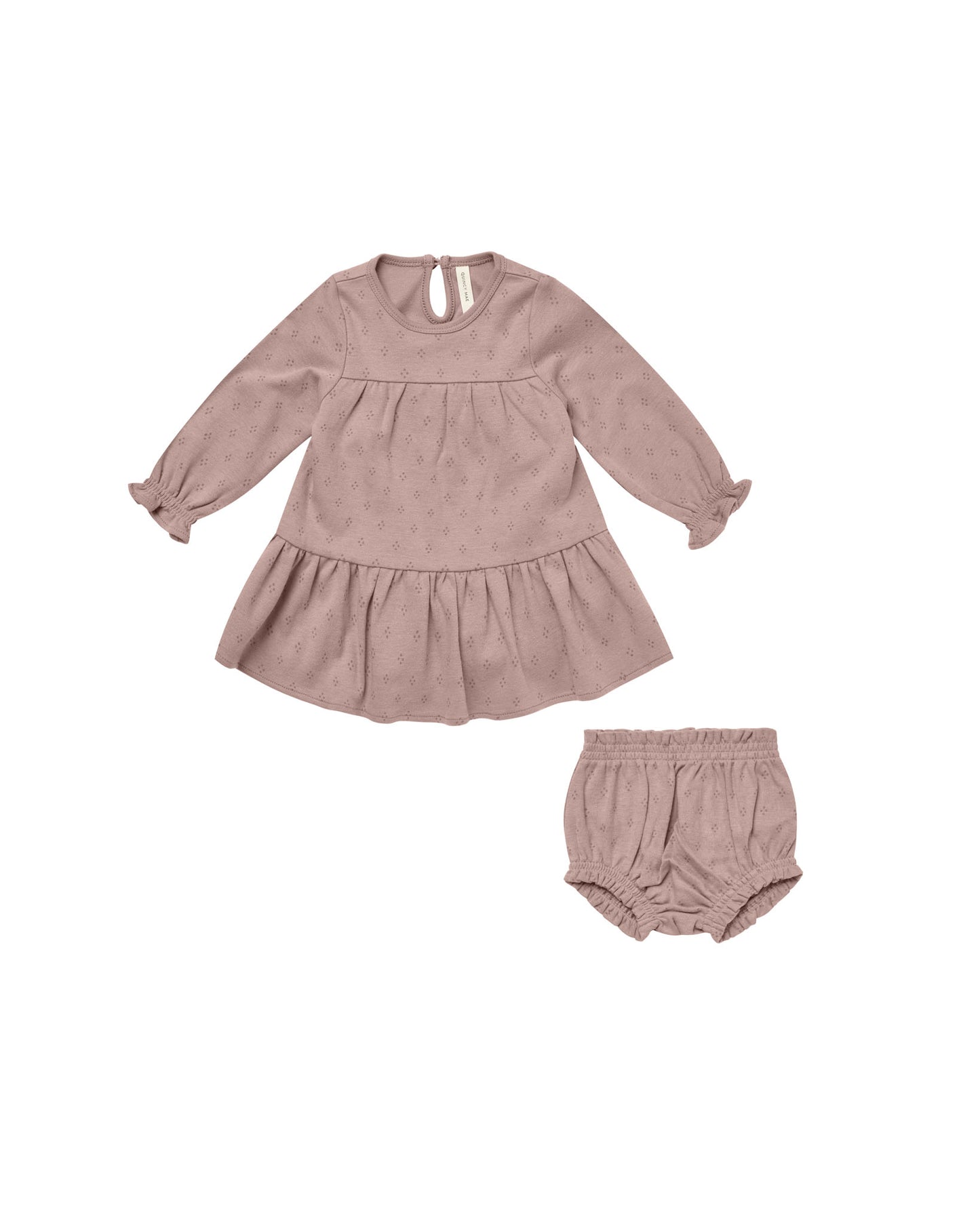 Dotty Tiered Jersey Dress