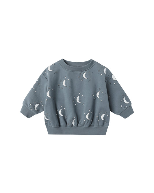 Relaxed Fleece Silver Moons Sweatshirt Set