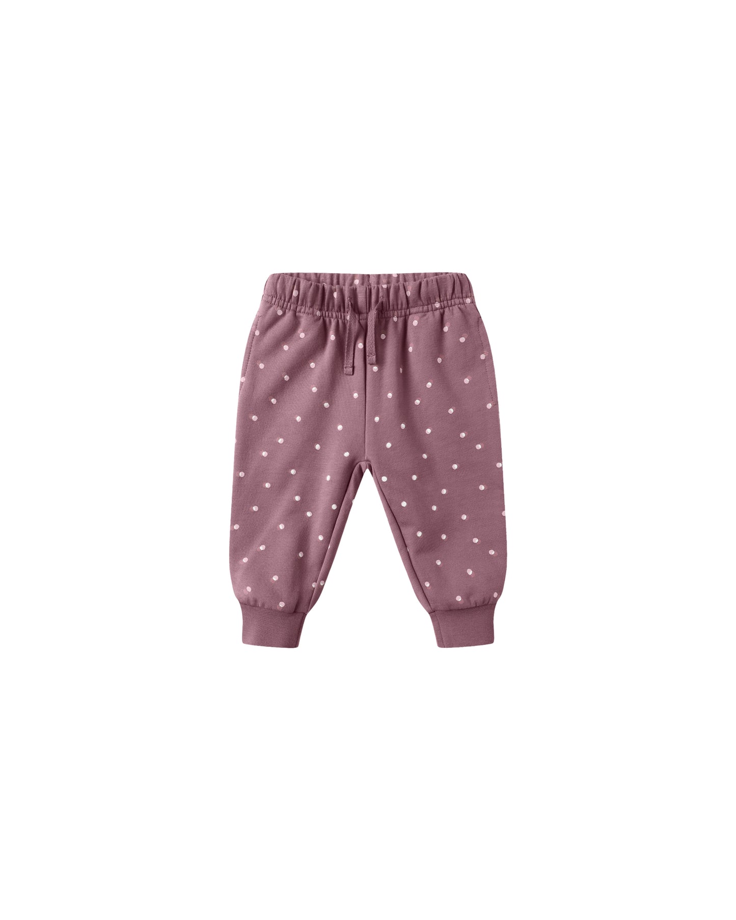 Ruffle Fleece Polka Dot Sweatshirt Set