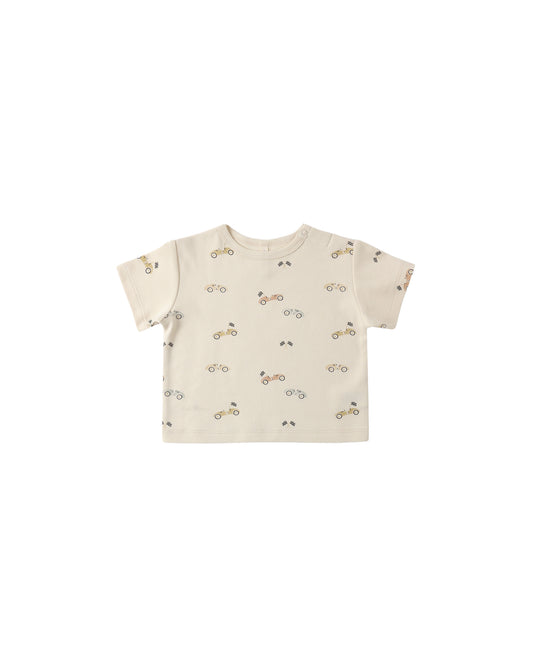Boxy Tee Race Car + Honey Play Short Set