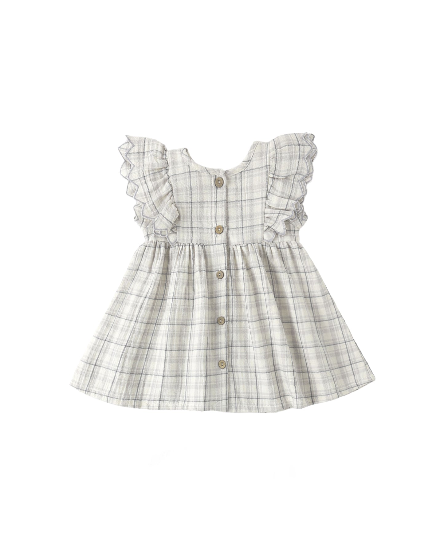 Alina Dress Blue Plaid