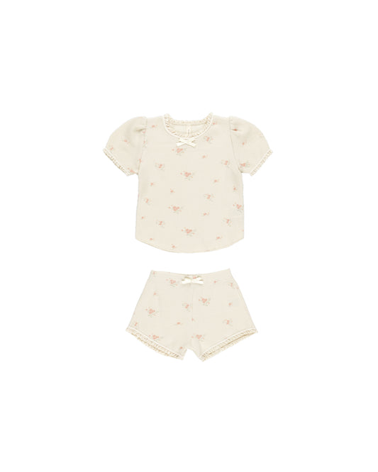 Vintage Rose Ruby Set