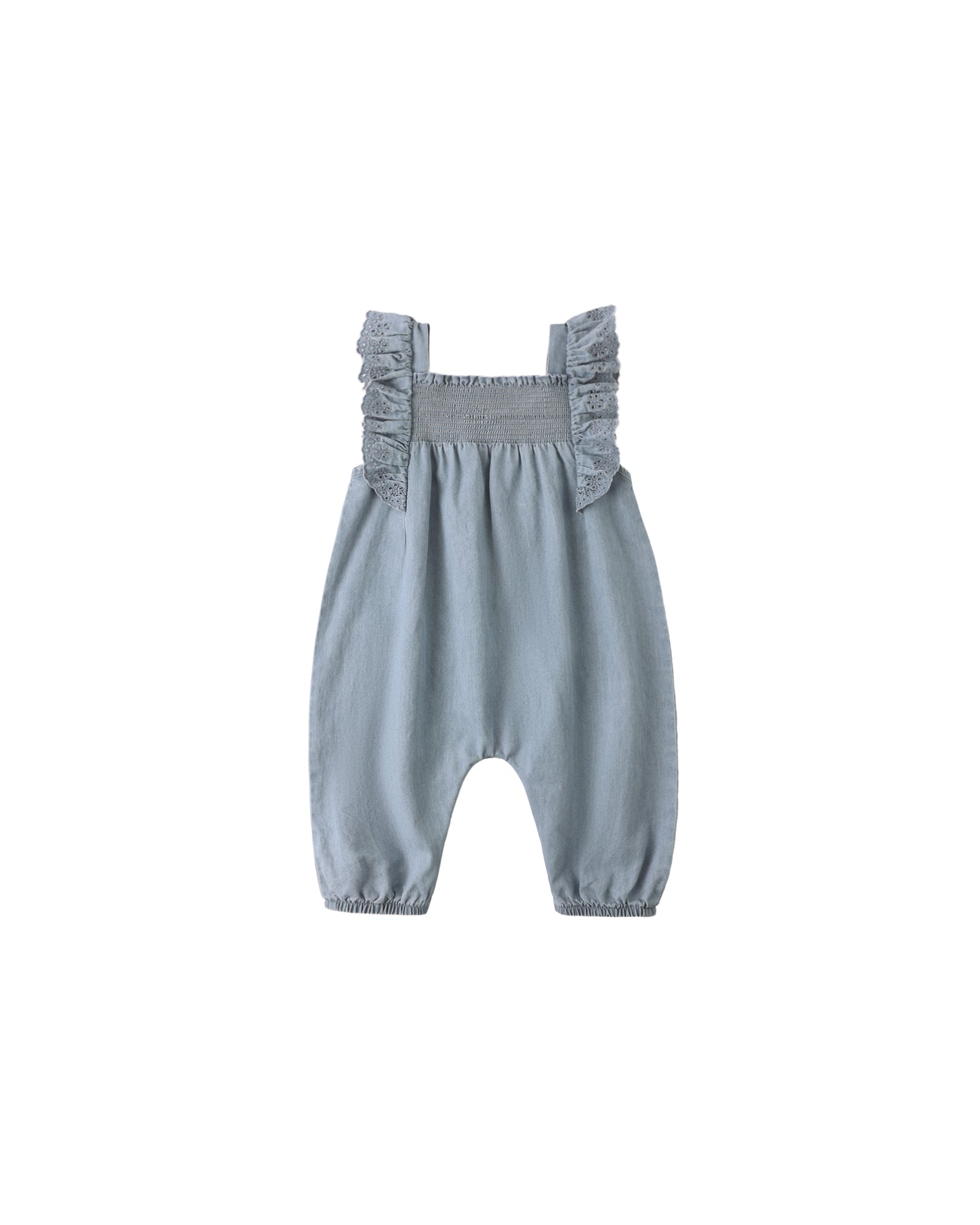 Nova Romper Lightweight Denim