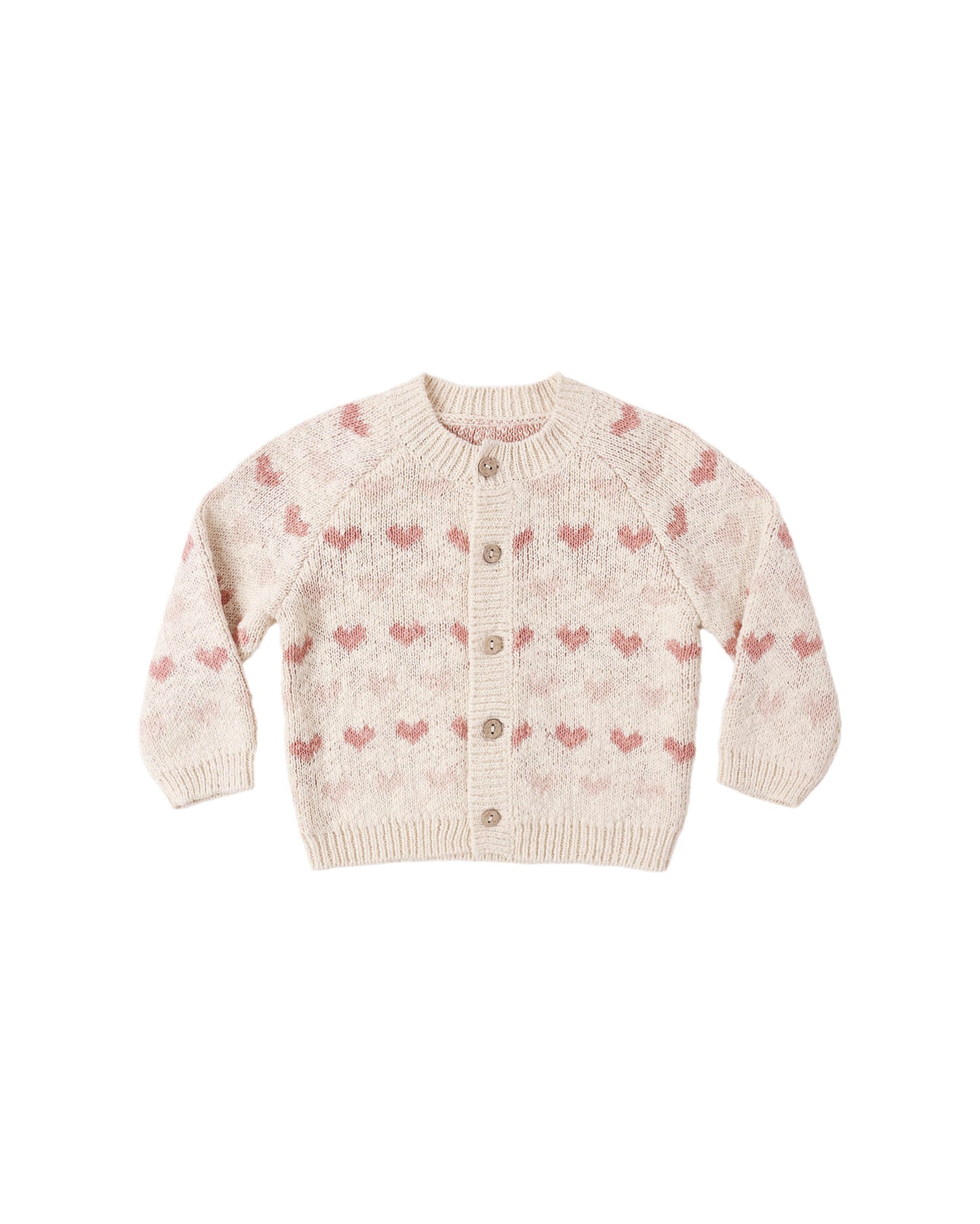 Knit Cardigan Hearts