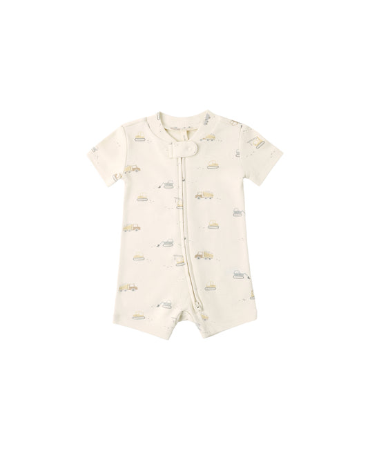 Zip Short Sleeve Sleeper Construction Trucks