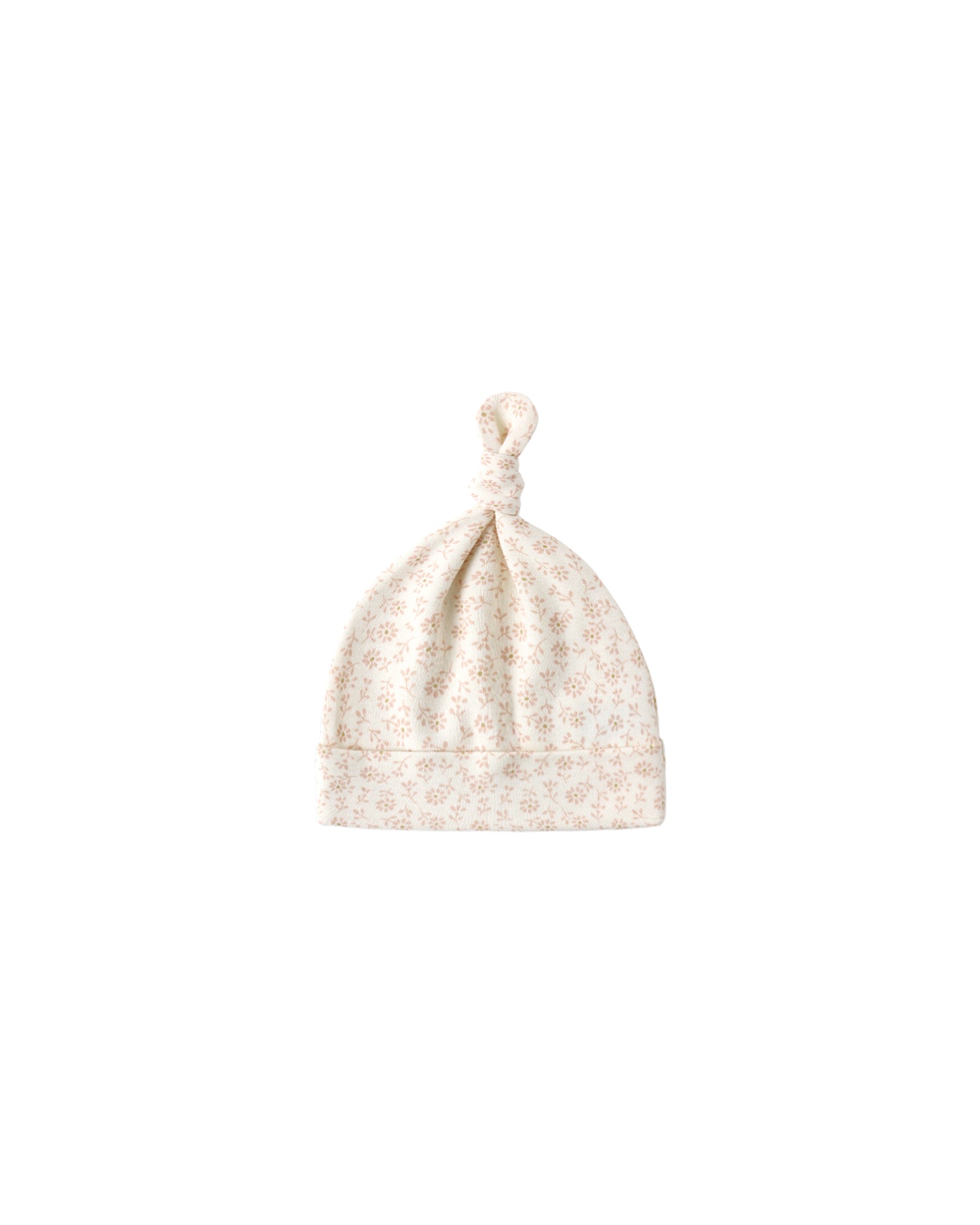 Knotted Baby Hat Ditsy