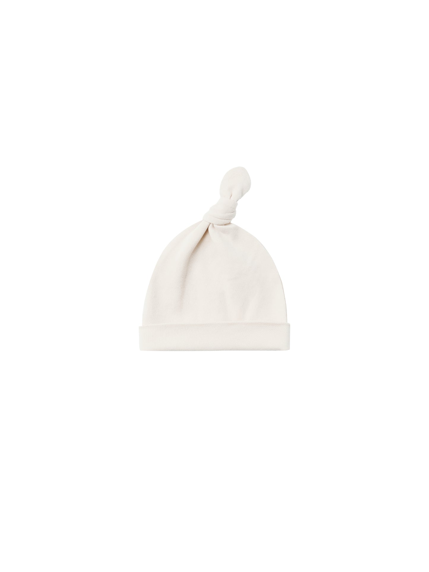 Natural Knotted Baby Hat