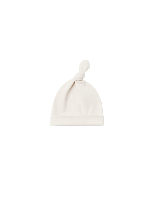 Natural Knotted Baby Hat