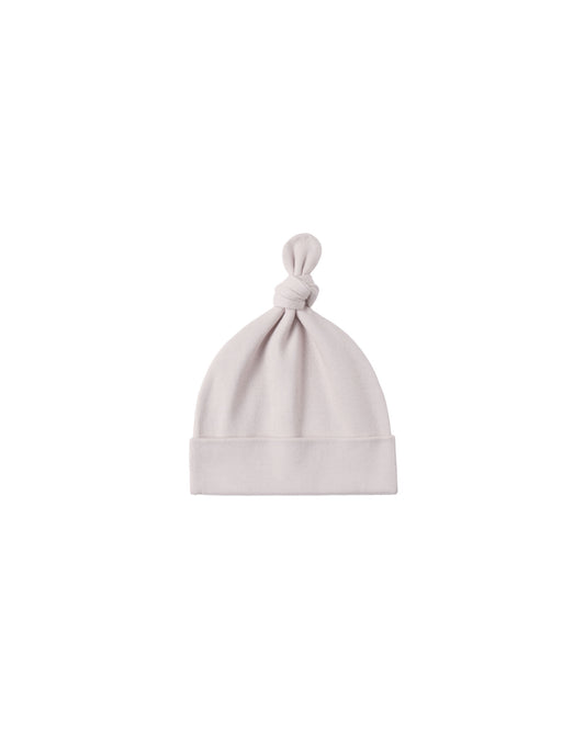 Lilac Mist Knotted Baby Hat