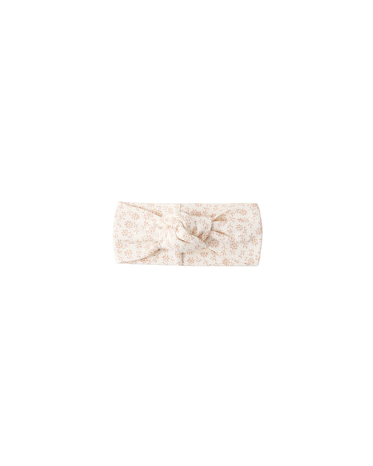Pink Ditsy Knotted Headband
