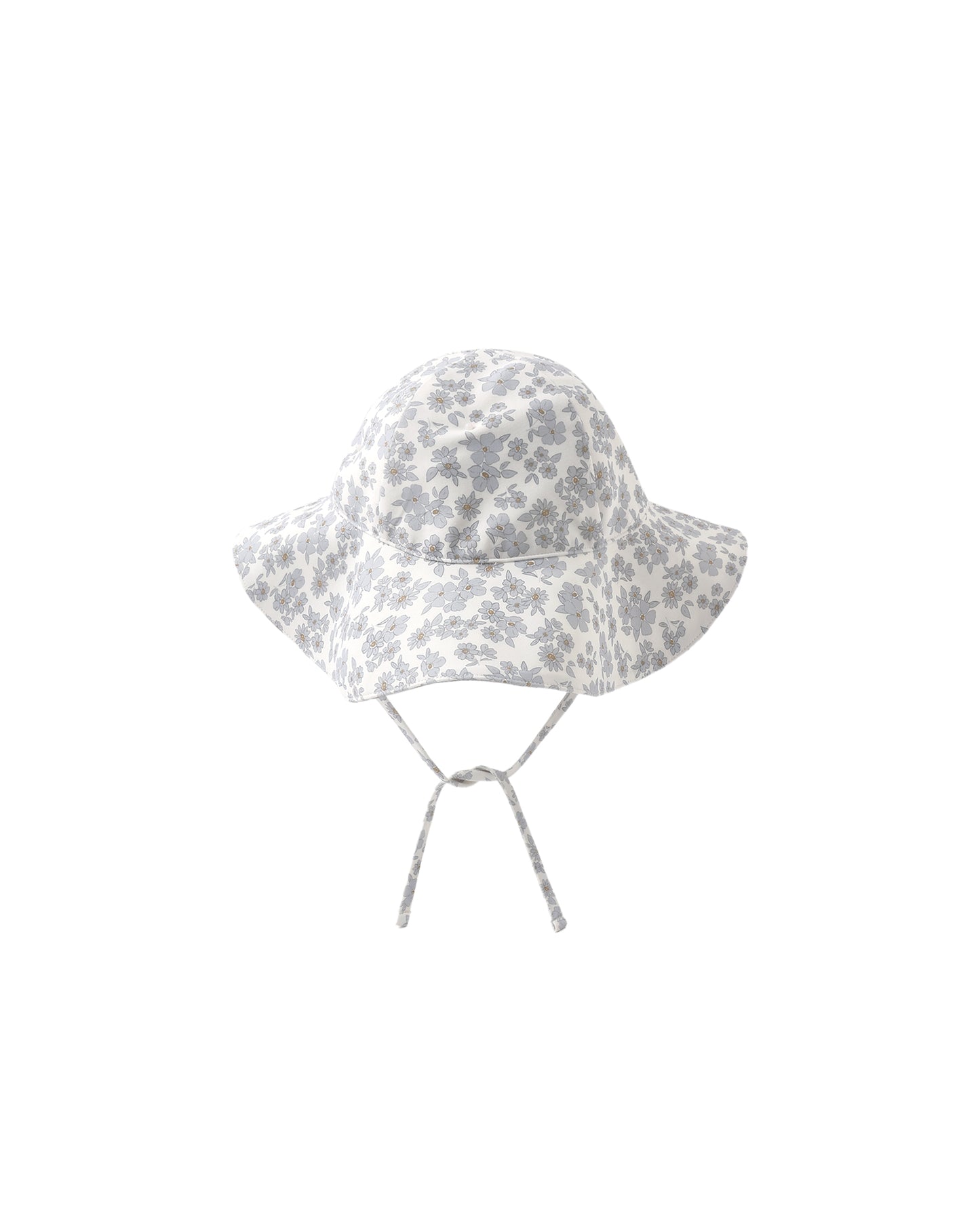 Sun Hat Blue Floral