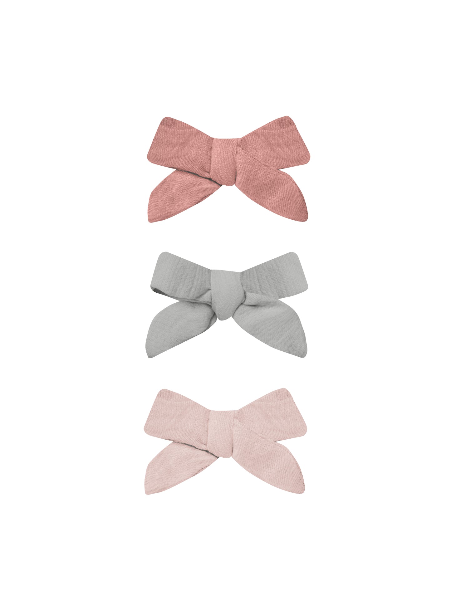 Bow with Clip Set of 3 (Lipstick, Sky, Bubblegum)