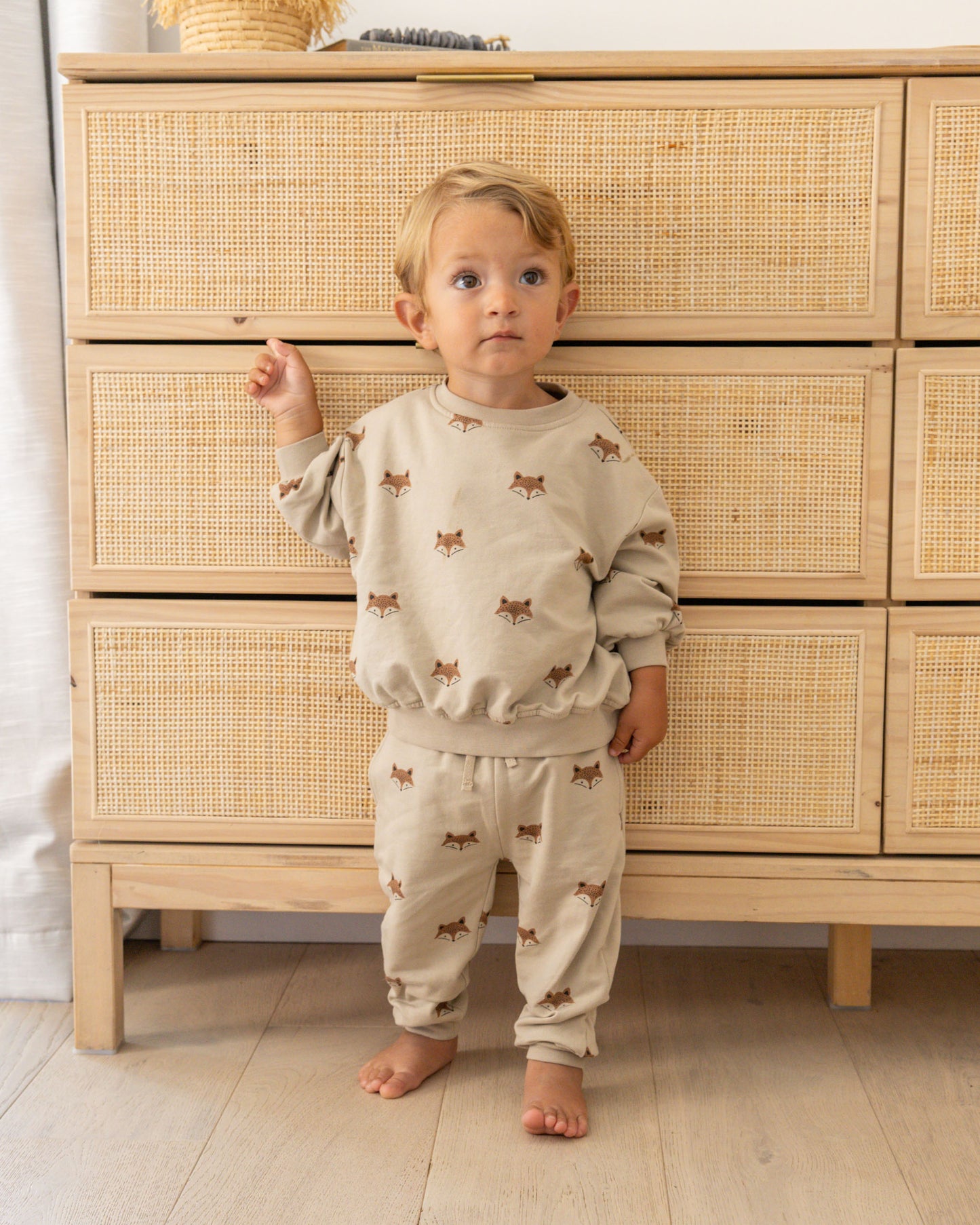 Foxes Relaxed Fleece Sweatshirt