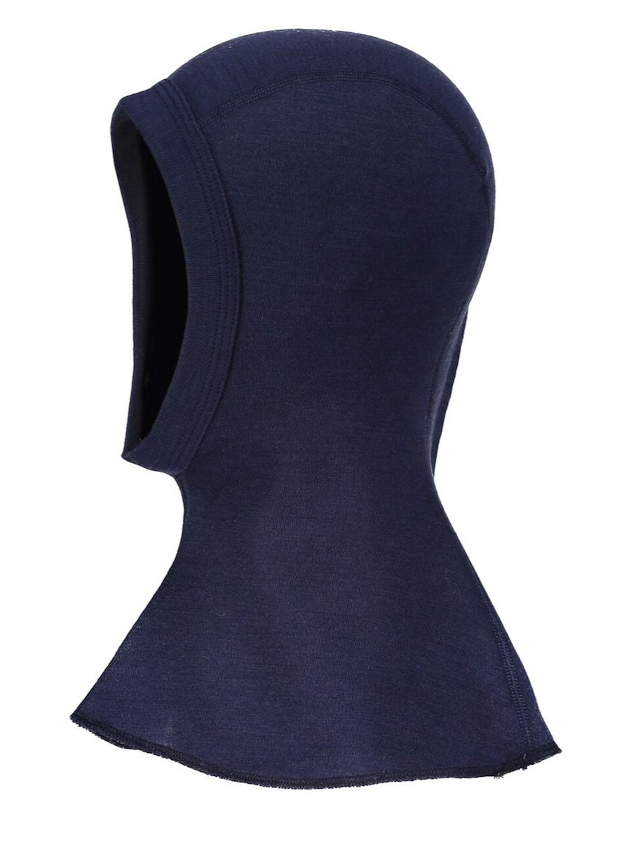 Blue Organic Wool Balaclava