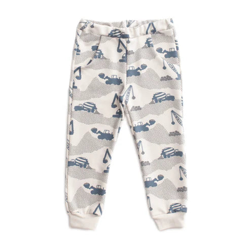 Construction Sweatpants Slate Blue & Grey