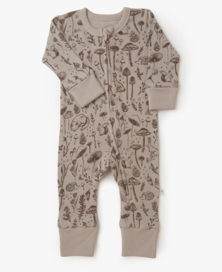 Woodland Organic 2-Way Zip Romper