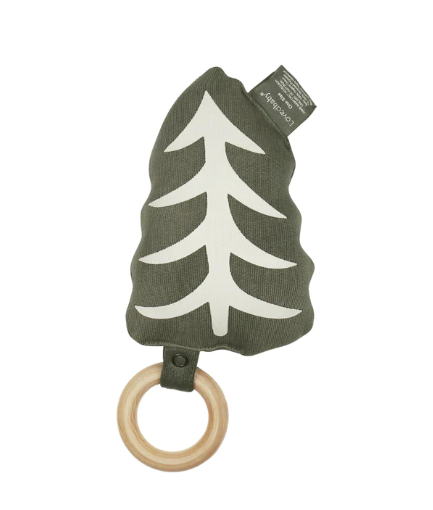 Cozy Plushy Tree Teething Ring