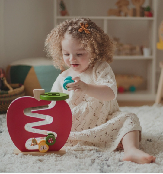 Wooden Apple Run Play Set