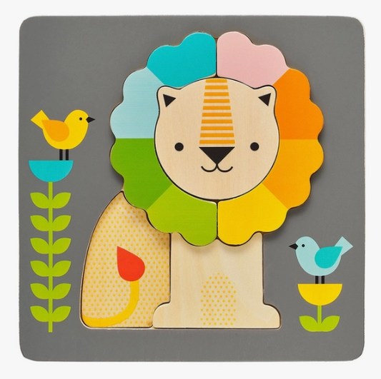 Little Lion Chunky Wood Puzzle