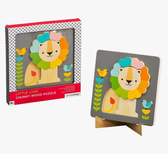 Little Lion Chunky Wood Puzzle