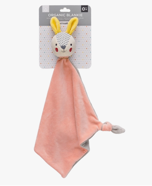 Organic Cotton Blankie Bunny