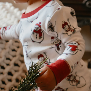 Snow Day Pajama & Cap Set