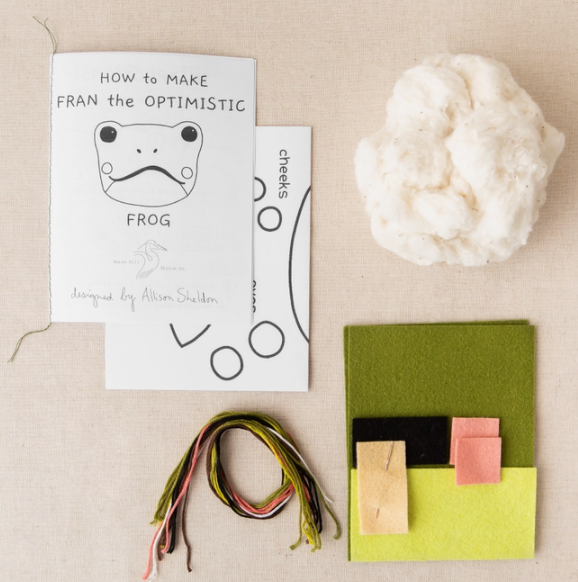 Fran the Optimistic Frog Stitch Kit