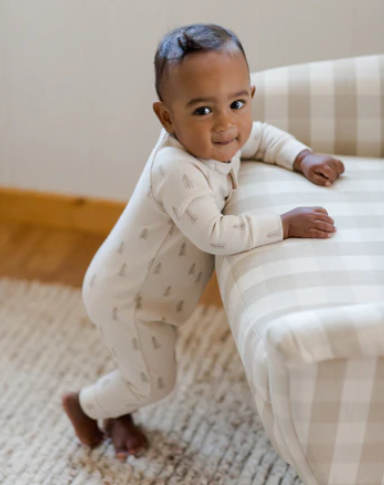 Trees Organic Long John Pajamas