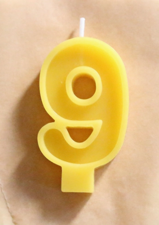 Beeswax Birthday Candles